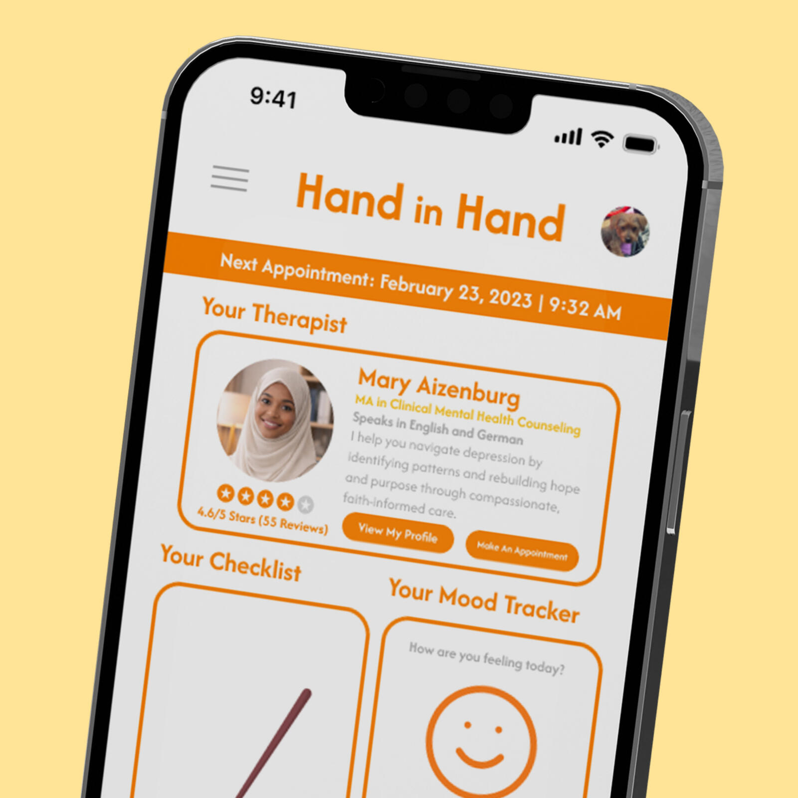 The Hand in Hand App Redesign